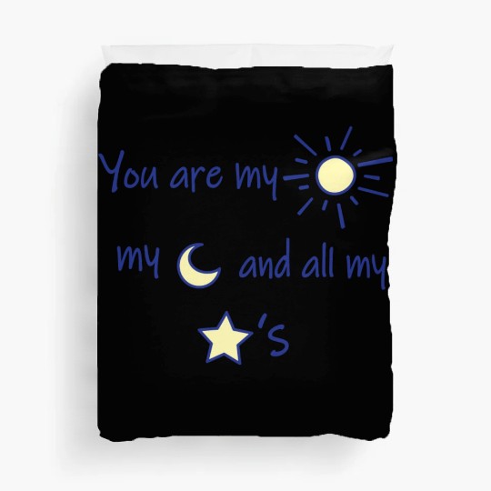 Sun Moon and Stars Duvet Covers