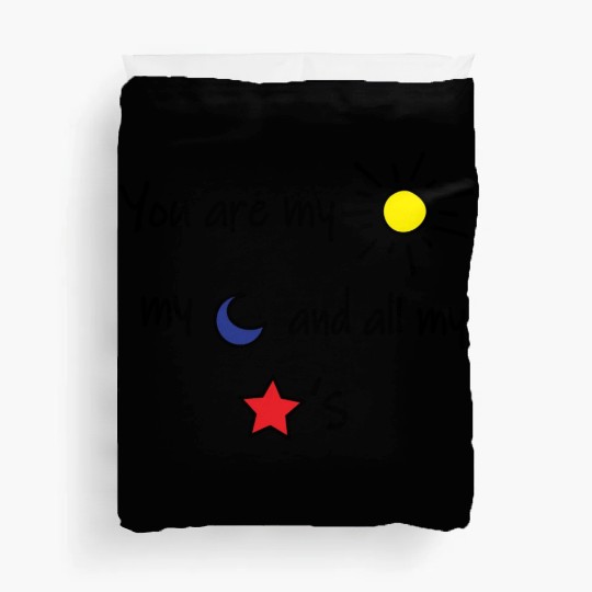 Sun Moon and Stars Duvet Covers