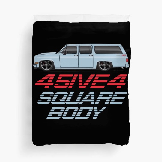 square Light Blue Duvet Covers