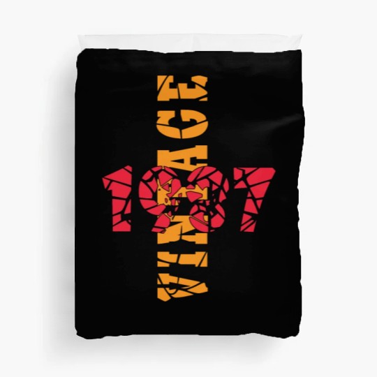 Retro Birthday Year Vintage 1987 Duvet Covers