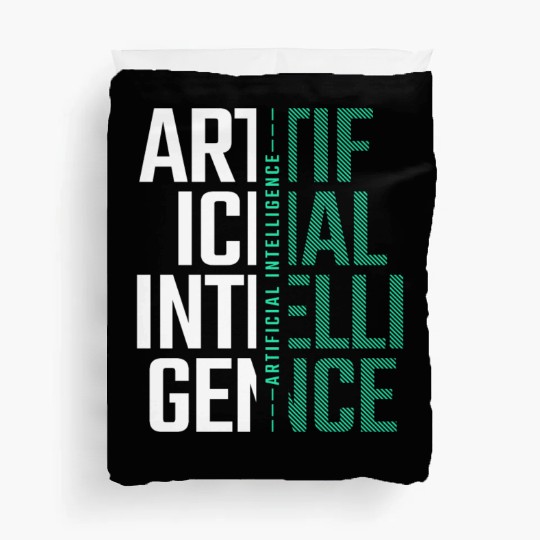 AI Artificial Intelligence Futuristic Nerd Gift Duvet Covers