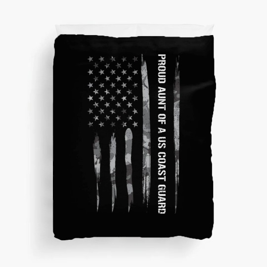 Proud Aunt Of A Us Coast Guard Duvet Covers