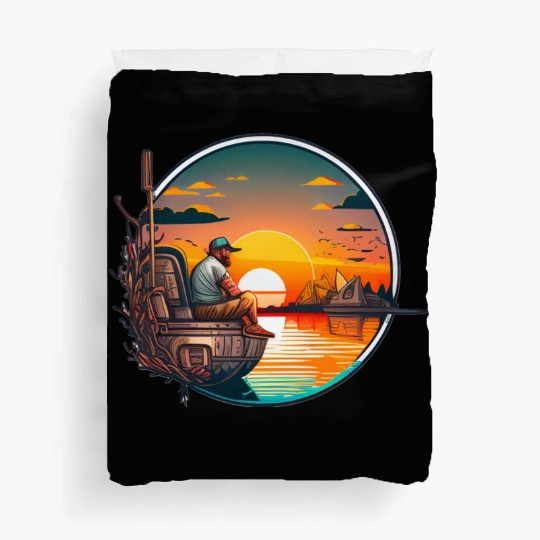 Peaceful Fishing Duvet Covers