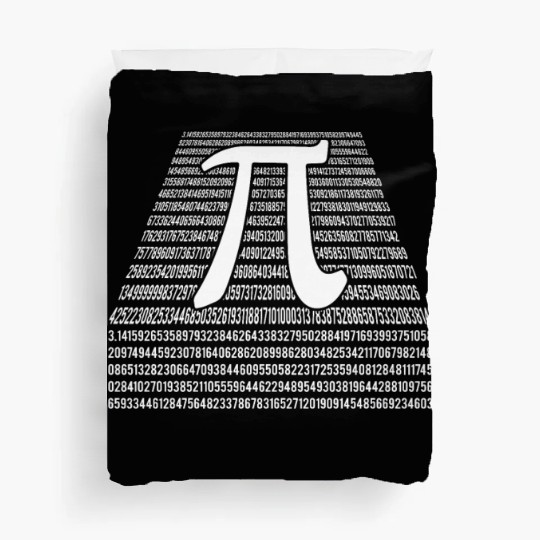 Pi Numbers Digit Math Holiday Mathematics Pi Day Duvet Covers