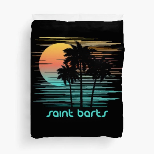 Saint Barts Stylish Souvenir Vacation Duvet Covers