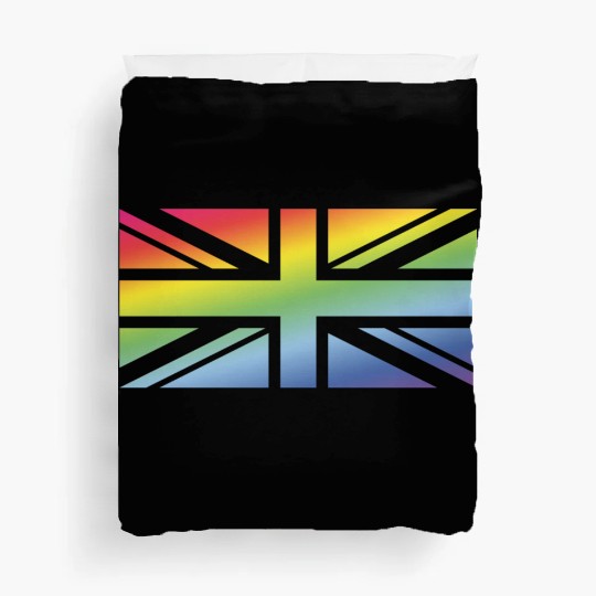 Union Jack / Rainbow Flag (Great Britain / UK) Duvet Covers