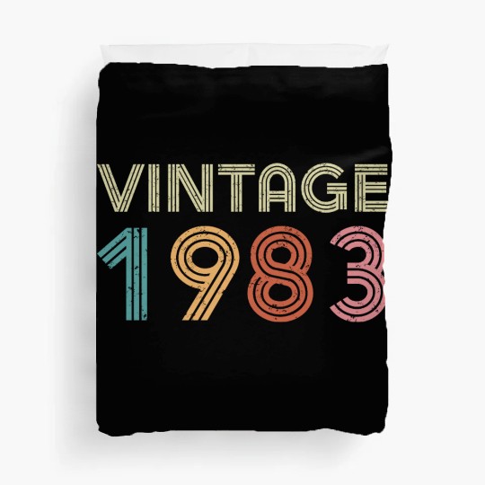 40th Birthday - Vintage 1983 Duvet Covers