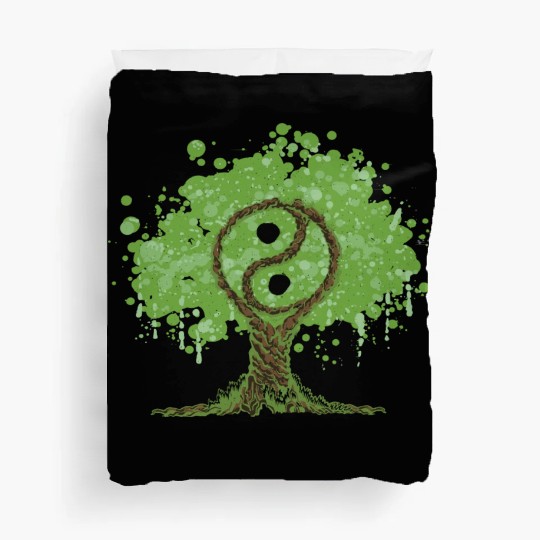 Ying Yang Tree of Life Duvet Covers