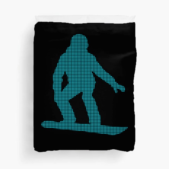 snowboarding Duvet Covers