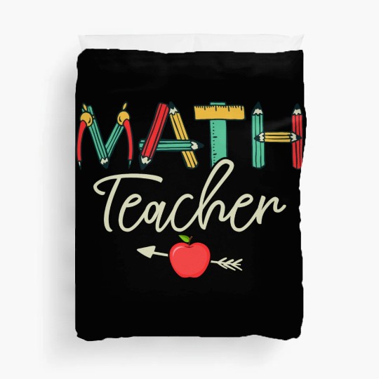 Math Teacher Student School Education Duvet Covers