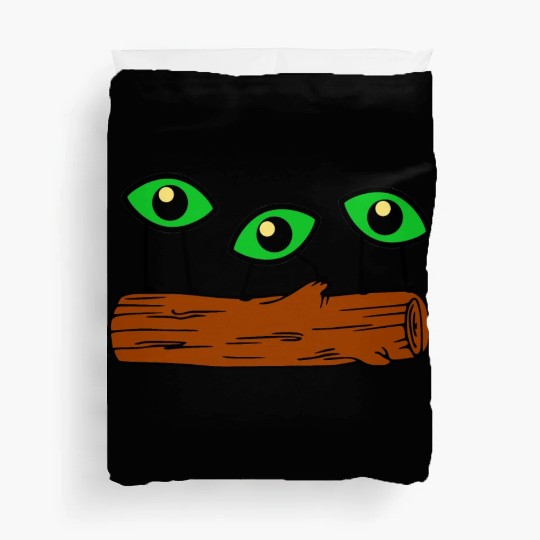 Eyes On Log Duvet Covers