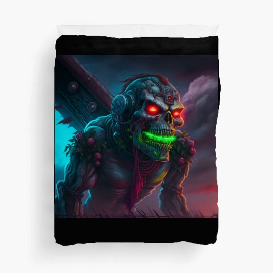 ZOMBIE IRON MAIDEN (version 15) Duvet Covers