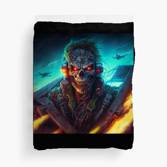 ZOMBIE IRON MAIDEN (version 13) Duvet Covers