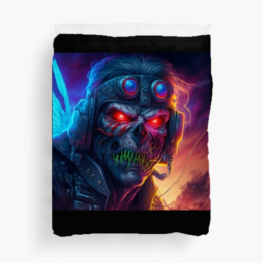 ZOMBIE IRON MAIDEN (version 9) Duvet Covers