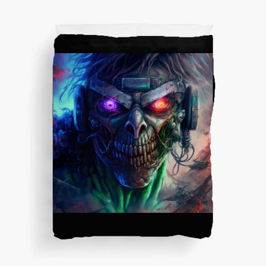 ZOMBIE IRON MAIDEN (version 12) Duvet Covers