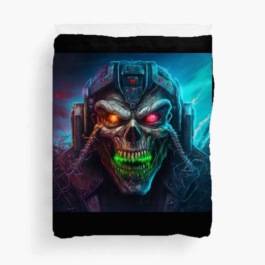 ZOMBIE IRON MAIDEN (version 8) Duvet Covers