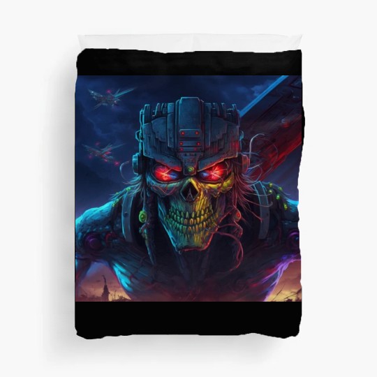ZOMBIE IRON MAIDEN (version 11) Duvet Covers