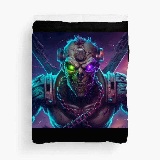 ZOMBIE IRON MAIDEN (Version 10) Duvet Covers