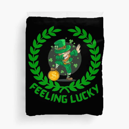 St Patricks day special feeling lucky Duvet Covers