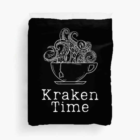 Kraken Time Octopus Tea Time Duvet Covers