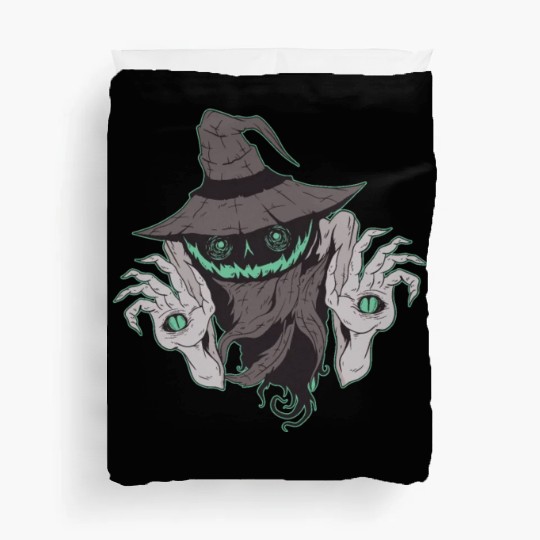 Scary Helloween devil creature Scary Helloween dev Duvet Covers