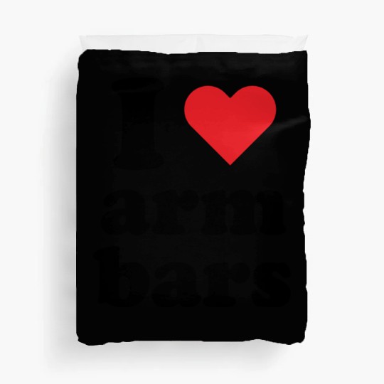 I Love Arm Bars Jiu Jitsu Merch Duvet Covers