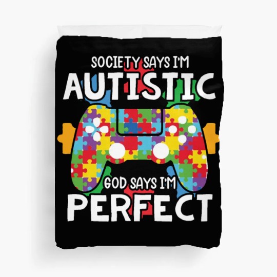 Special Education Awareness Movement Autism Gifts Duvet Covers