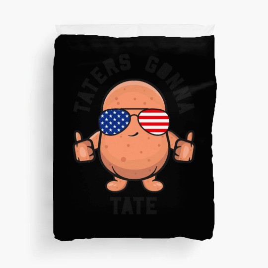 Taters Gonna Tate Potato Tater Tot Foodie Food Duvet Covers