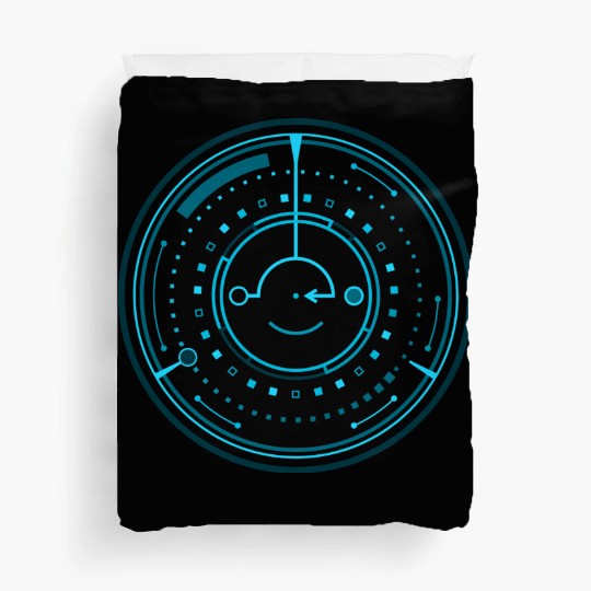 Cyberpunk teleporter 1. Duvet Covers