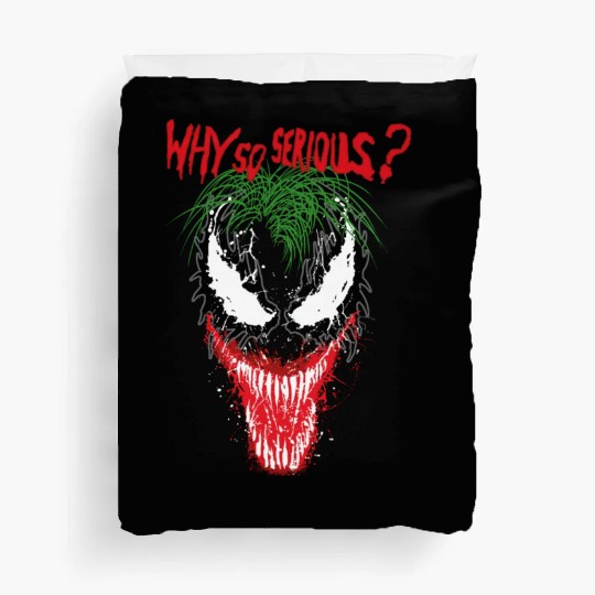 The V.e.n.o.m Joker Symbiosis Why So Serious? Duvet Covers
