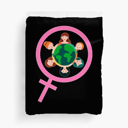 International Women's Day Embrace Equity Duvet Covers