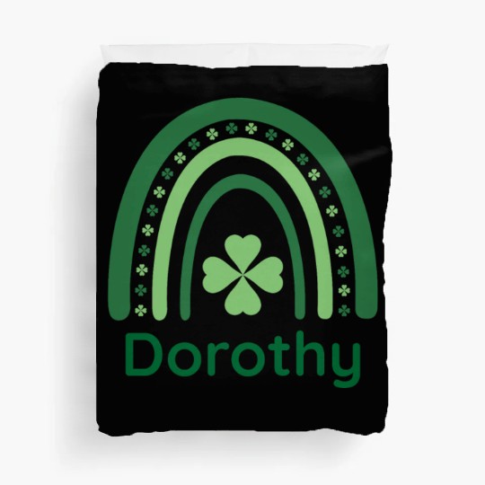 Dorothy Clover Charm Boho Rainbow Duvet Covers