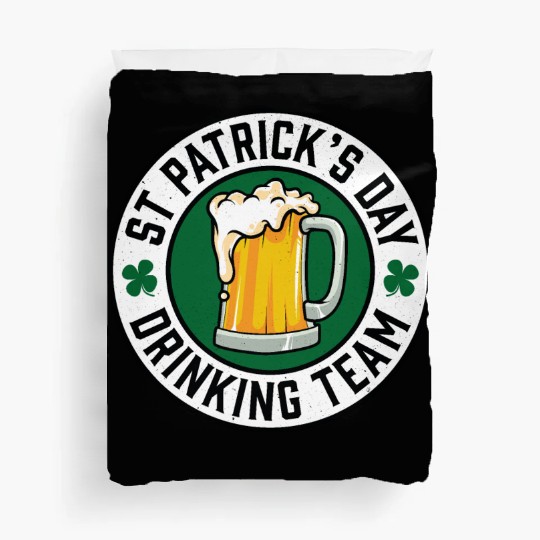 St Patricks Day Drinking Team Beer Duvet Covers