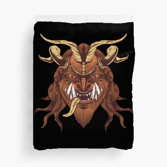 Scary creepy devil face Scary creepy devil face in Duvet Covers