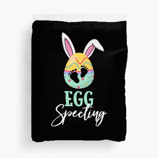 Womens Easter Pregnancy or Pregnant Mom To Be Duvet Covers