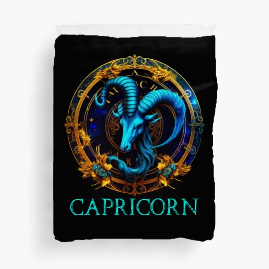 Embrace Your Capricorn Identity: Capricorn Pride Z Duvet Covers