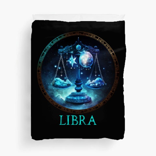 Embrace Your Libra Identity: Libra Pride Zodiac Duvet Covers
