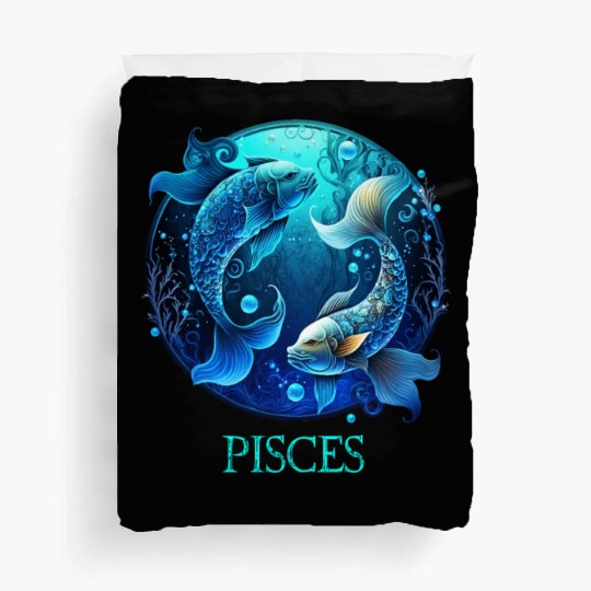 Embrace Your Pisces Identity: Pisces Pride Zodiac Duvet Covers