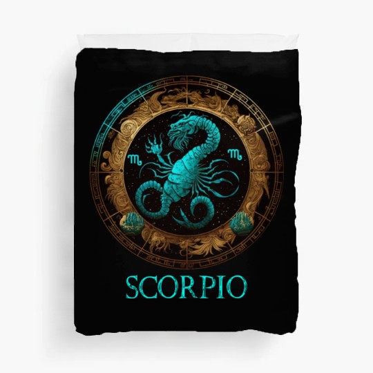Embrace Your Scorpio Identity: Scorpio Pride Zodia Duvet Covers