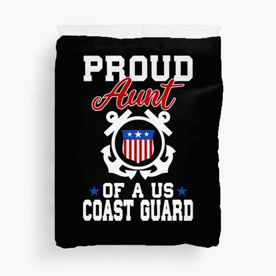 Proud US Coast Guard Aunt Duvet Covers