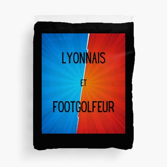 Lyonnais et footgolfeur Duvet Covers