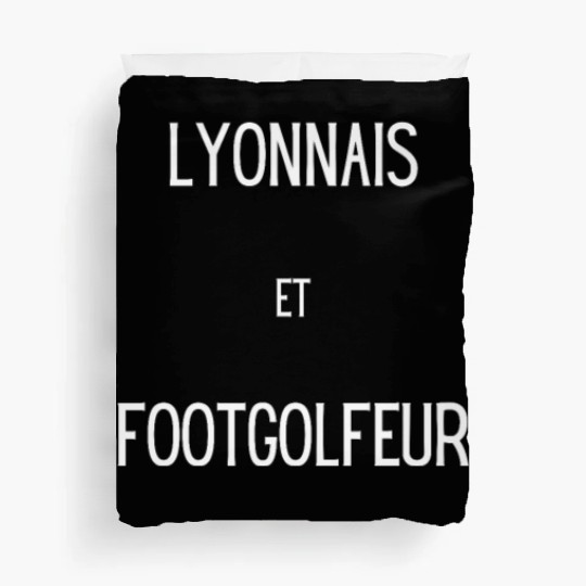 Lyonnais et footgolfeur Duvet Covers