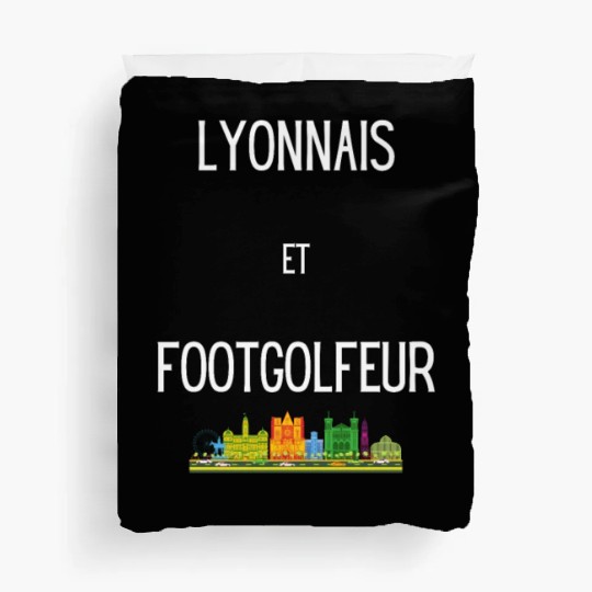 Lyonnais et footgolfeur Duvet Covers