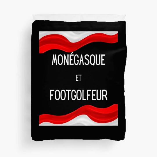 Monegasque et footgolfeur Duvet Covers