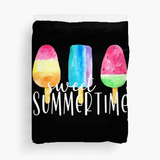 Sweet Summertime Ice Cream Family Vacation Duvet Covers