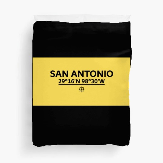 San Antonio S Coordinate's design Duvet Covers