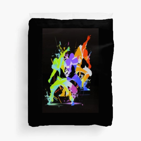 Hip Hop Dancer - b-boying bboy Duvet Covers