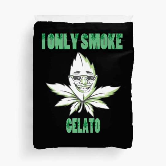I ONLY SMOKE GELATO Duvet Covers