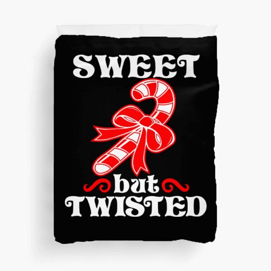 Christmas Sweet But Twisted Candy Cane Duvet Covers