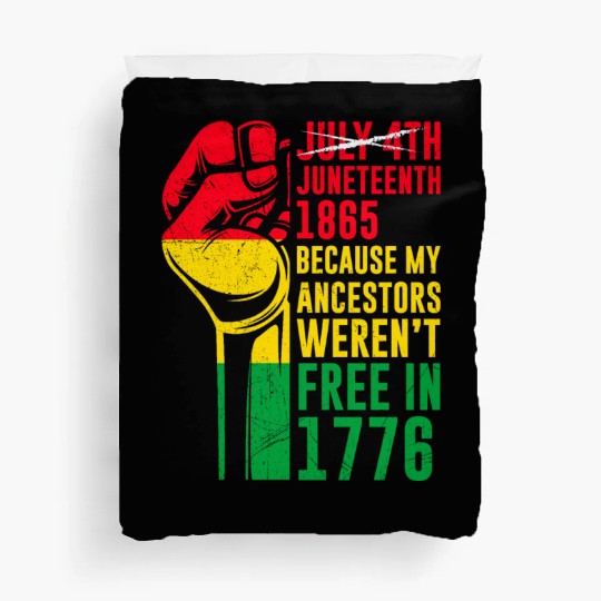 Juneteenth free since 1865 Black History US Africa Duvet Covers